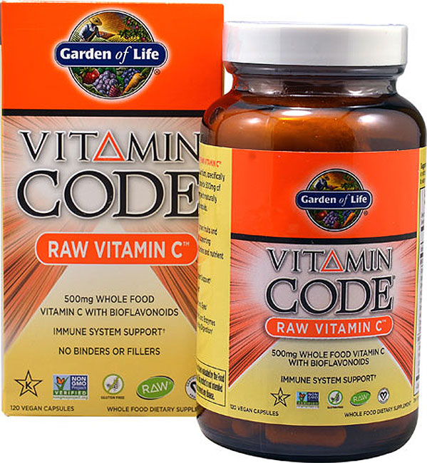 Garden Of Life Vitamin Code Raw Vitamin C - 120 V-Capsules